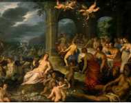 Rottenhammer Hans Feast of the Gods The Marriage of Peleus and Thetis - Hermitage